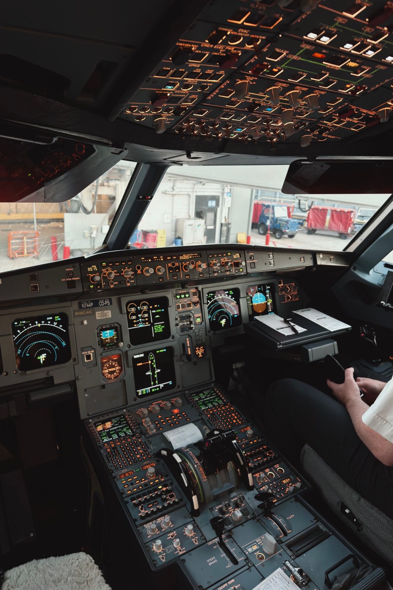 Pilot flight deck